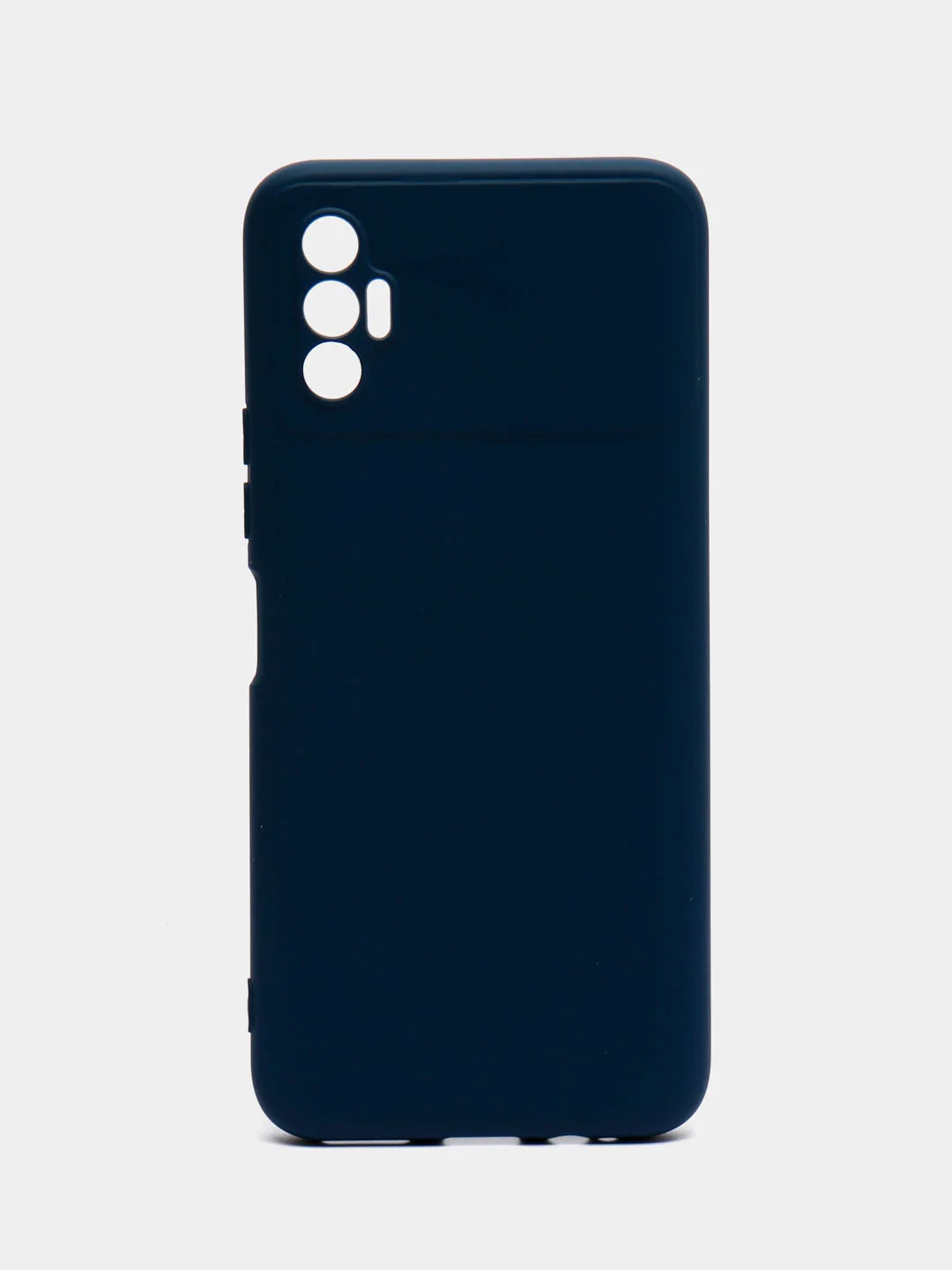 Темно-синий чехол для Tecno Spark 8P (Техно Спарк 8Р), силиконовый