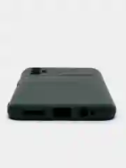 Тёмно-зелёный чехол для Tecno Spark 8P (Техно Спарк 8Р), силиконовый