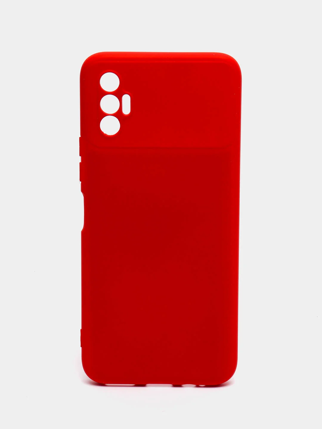 Красный чехол для Tecno Spark 8P (Техно Спарк 8Р), силиконовый