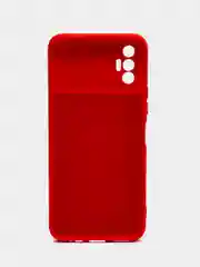 Красный чехол для Tecno Spark 8P (Техно Спарк 8Р), силиконовый