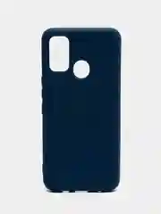 Темно-синий чехол силиконовый Silicone Cover для Tecno Spark 7 (Техно Спарк 7)