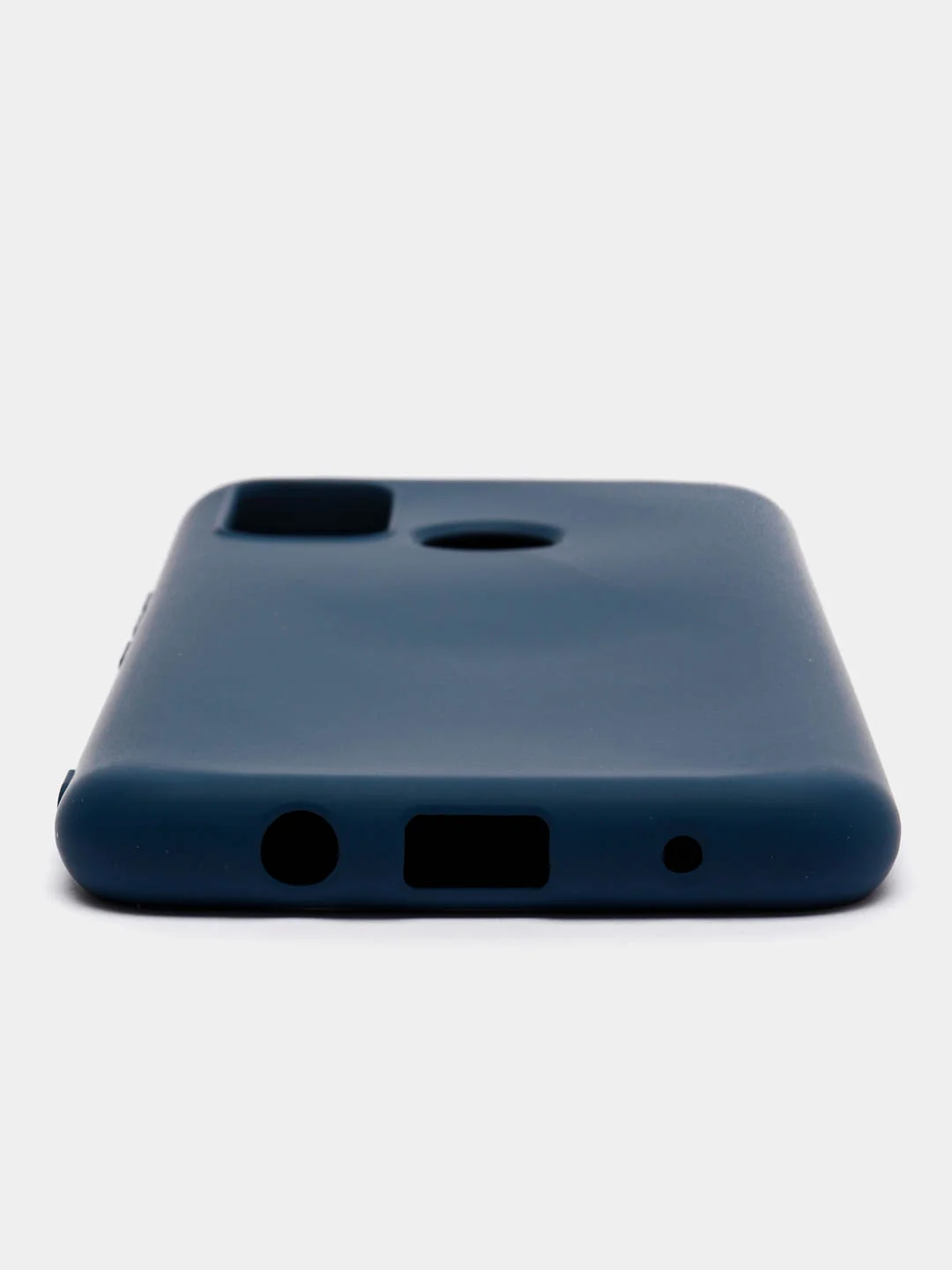 Небесно-голубой чехол силиконовый Silicone Cover для Tecno Spark 7 (Техно Спарк 7)