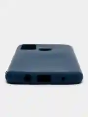 Небесно-голубой чехол силиконовый Silicone Cover для Tecno Spark 7 (Техно Спарк 7)
