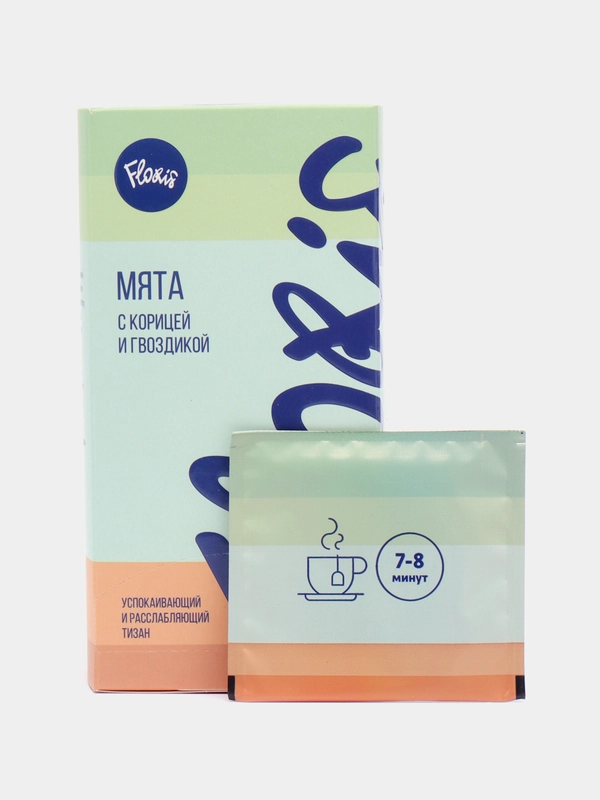 Чайный напиток ТМ Floris "Мята с корицей и гвоздикой", 50 г