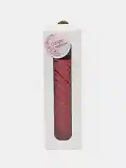 Красный свеча из цветной вощины в подарочной коробке 13*4,5 см