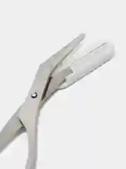 Белый ножницы для бровей, с расческой