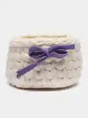 Молочный корзинка из трикотажной пряжи, ручной работы