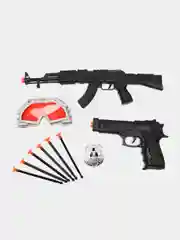 Игрушка Играем вместе Набор оружия спецназ, автомат с присосками, 28,5*56,5*4 см