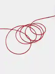 Бордовый шнур металлизированный, веревка для поделок, шпагат
