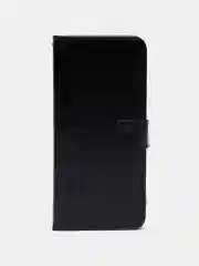 Черный чехол-книжка с магнитной застежкой для Tecno POP 6 Pro (Техно Поп 6 Про)