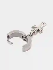Зеленый серьги с подвеской "Крест", "Конус", "Кубик", унисекс