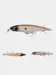 Серый рыболовный воблер "Минноу" (Minnow), 10 см, 13 г, 10 цветов
