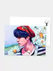 Алый открытки k-pop "Stray Kids", почтовые