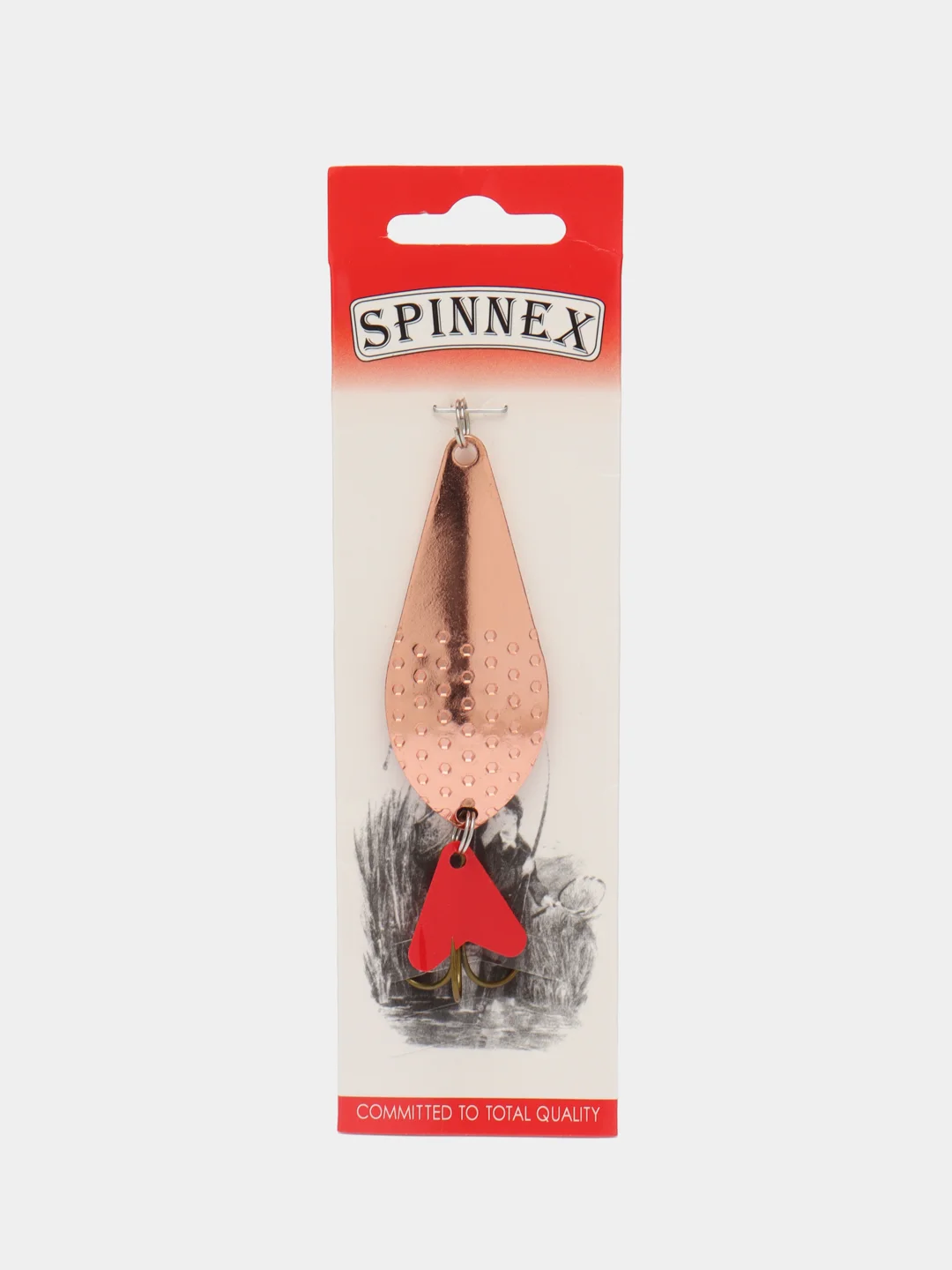Блесна колеблющаяся SPINNEX, с хвостиком