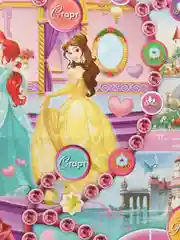 Настольная игра-ходилка "Принцессы" Русалка, Бель, Золушка, Белоснежка