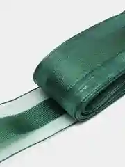 Зеленый лента органза с атласом