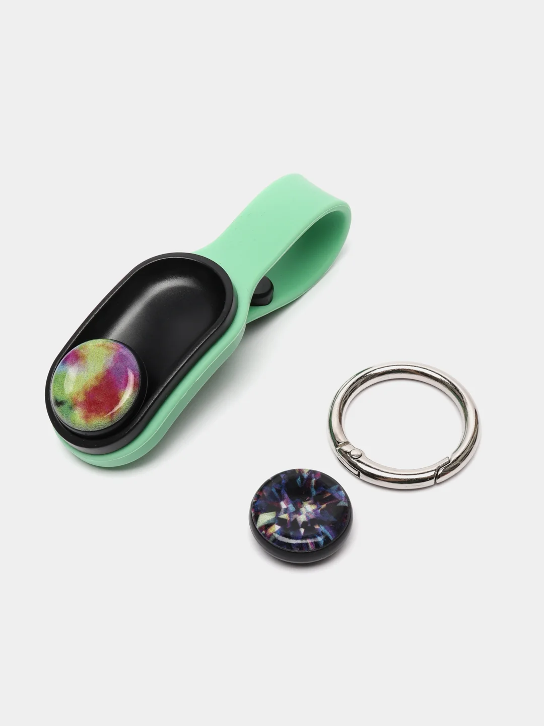 Бирюзовый pop Puck (Поп Пак) брелок игрушка антистресс