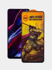 Черный защитное стекло Anti-Static Poco X5 5G / X5 Pro 5G Redmi Note 12, Поко Х5 5Г Редми Нот 12