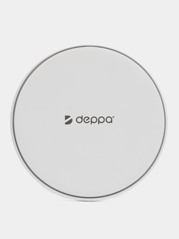 Беспроводное зарядное устройство Deppa Qi Fast Charger, 10 W, White