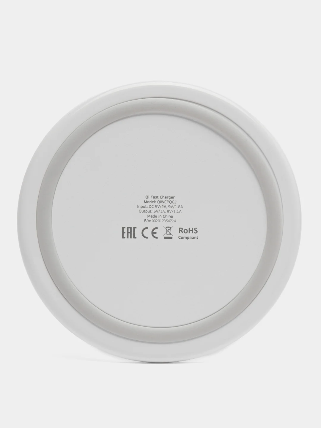 Белый беспроводное зарядное устройство Deppa Qi Fast Charger, 10 W, White