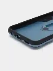 Синий меланж чехол противоударный с кольцом на Samsung Galaxy A04s (Самсунг Галакси А04с)