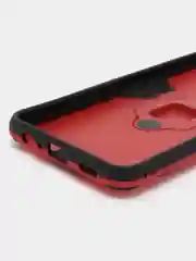 Красный чехол противоударный с кольцом на Samsung Galaxy A04s (Самсунг Галакси А04с)