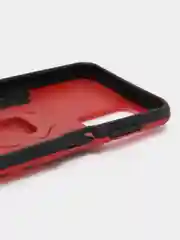 Красный чехол противоударный с кольцом на Samsung Galaxy A04s (Самсунг Галакси А04с)