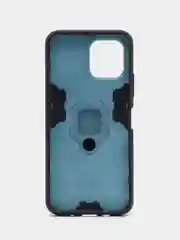 Синий меланж чехол противоударный на Huawei Nova Y61 (Хуавей Нова У61), с кольцом