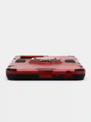 Красный чехол противоударный на Oppo A57s (Оппо А57с), с кольцом