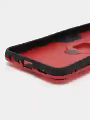 Красный чехол противоударный на Oppo A57s (Оппо А57с), с кольцом