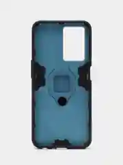 Синий меланж чехол противоударный на Oppo A57s (Оппо А57с), с кольцом