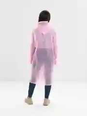 Зеленый дождевик с капюшоном
