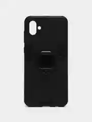 Черный чехол противоударный с кольцом на Samsung Galaxy A04 (Самсунг Галакси А04)