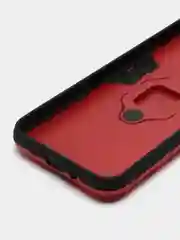 Красный чехол противоударный на Huawei Nova Y61 (Хуавей Нова У61), с кольцом