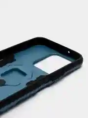 Синий меланж чехол противоударный с кольцом на Honor X6 (Хонор Х6)