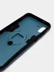 Синий меланж чехол противоударный с кольцом на Samsung Galaxy A04 (Самсунг Галакси А04)