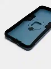 Синий меланж чехол противоударный с кольцом на Samsung Galaxy A04 (Самсунг Галакси А04)