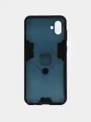 Синий меланж чехол противоударный с кольцом на Samsung Galaxy A04 (Самсунг Галакси А04)