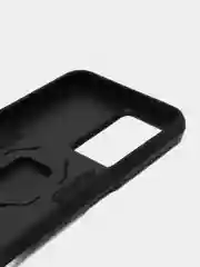 Черный чехол противоударный на Oppo A57s (Оппо А57с), с кольцом