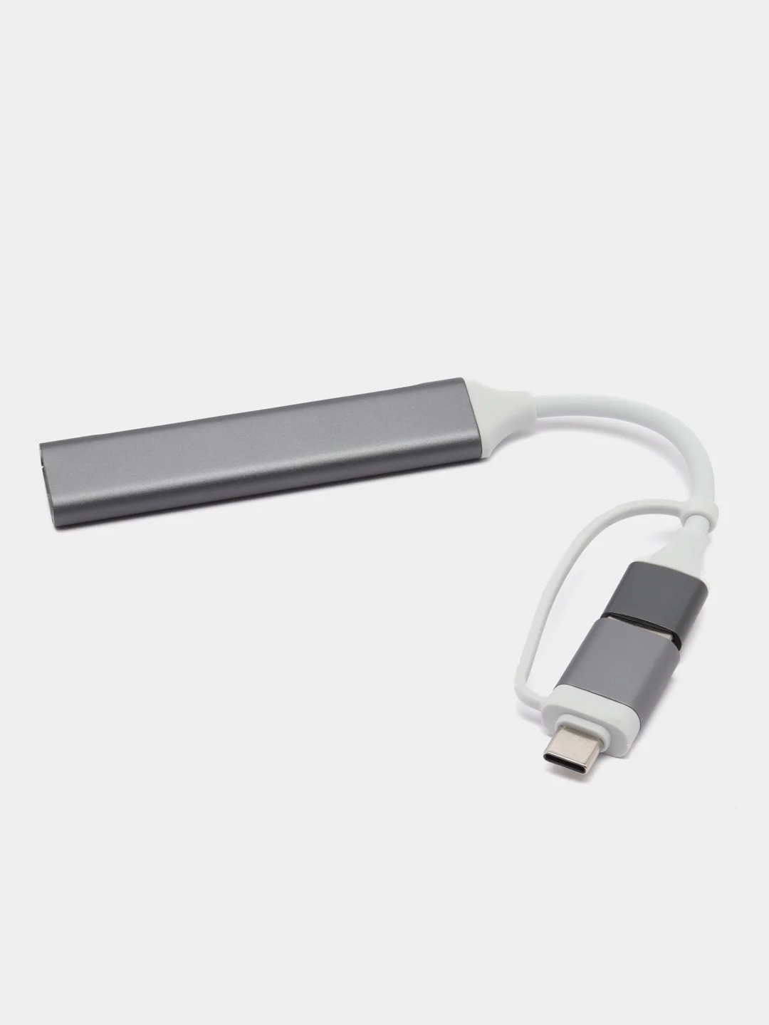 Хаб концентратор USB 3.0 HUB на 4 порта, переходник на Type - C