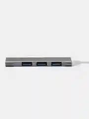 Хаб концентратор USB 3.0 HUB на 4 порта, переходник на Type - C