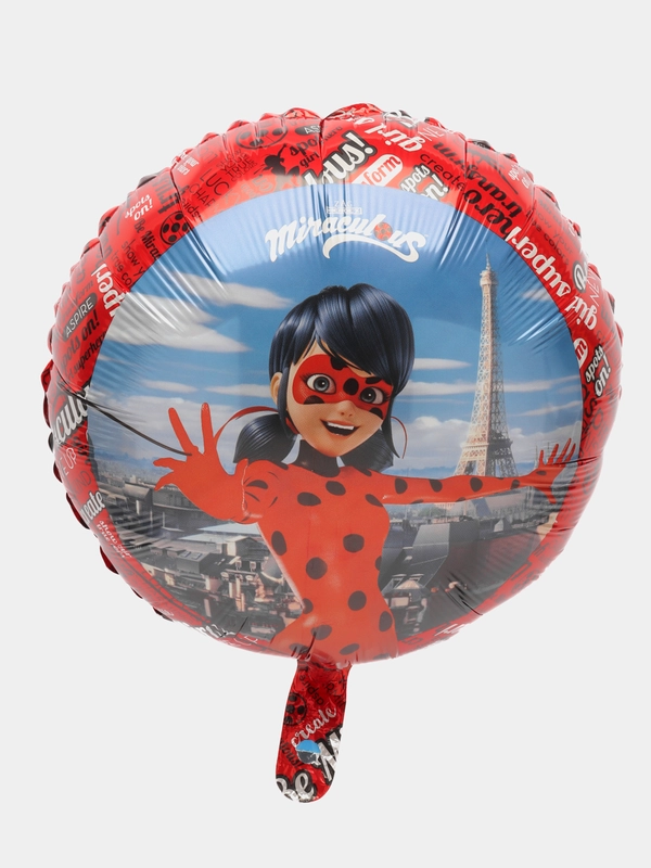 Шар фольгированный "Леди Баг", 18", 46 см