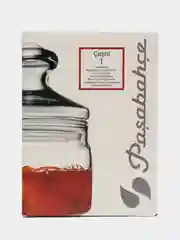 Сахарница Банка стеклянная Pasabahce "Cesni", с крышкой, 420 мл