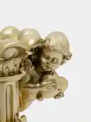 Статуэтка - подсвечник *Ангелочек* из полистоуна 13*11*18 см