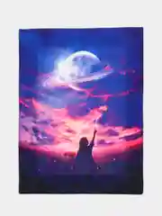 Индиго картина на холсте "Космос"