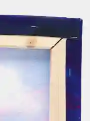 Индиго картина на холсте "Космос"