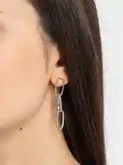 Карамельный серьги "Цепи"