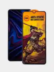 Черный защитное стекло Anti-Static для Infinix Note 11 / 12 / 12 Pro / Инфиникс Нот 11, 12 Про