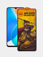 Черный защитное стекло Anti-Static Huawei Honor X6/X5/X6A (Хуавей Хонор Х6/Х5/X6A)