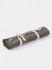 Серый лежак для бани "Скрутка", войлок, 150х50см